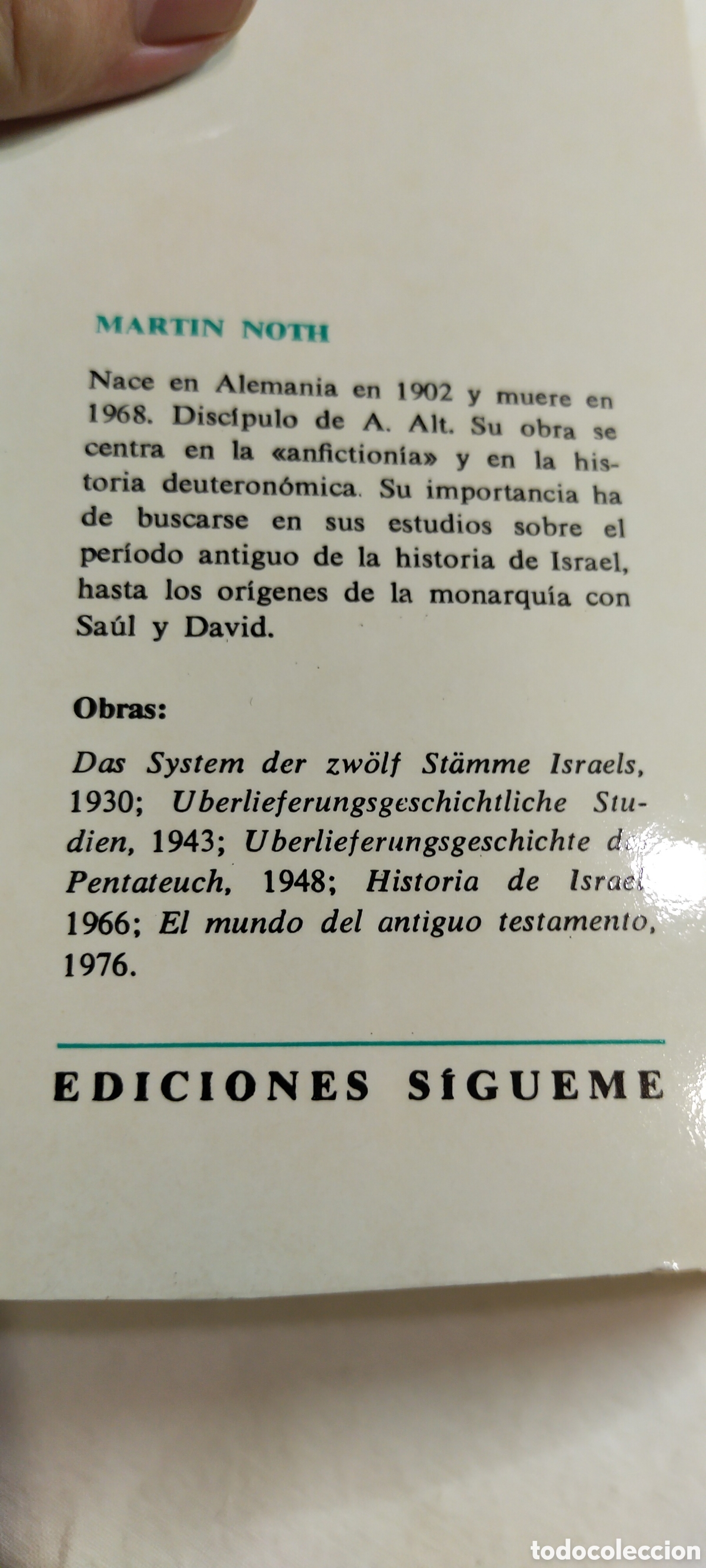 Libros de segunda mano: Estudios sobre el antiguo testamento. Martin noth - Foto 4