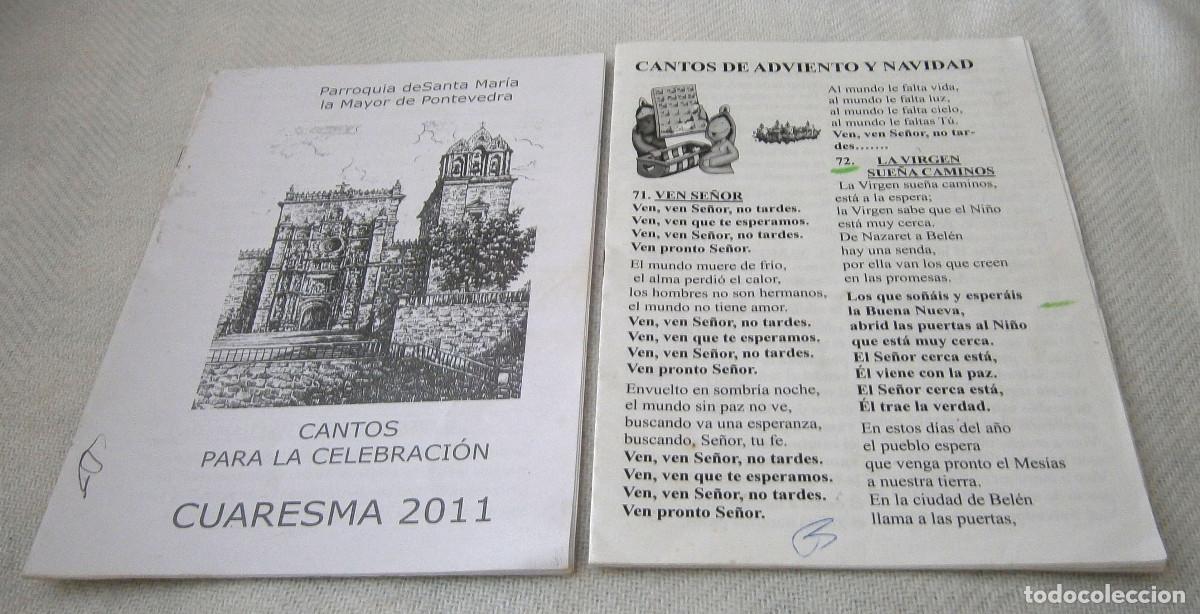 Libros de segunda mano: cantos para la celebracion cuaresma 2011 Parroquia de Santa Maria la Mayor Pontevedra