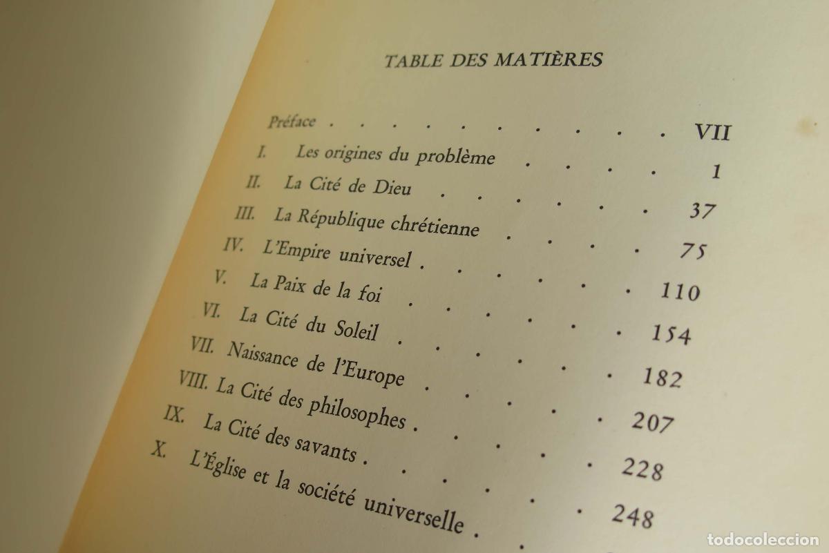 Libros de segunda mano: Les M&eacute;tamorphoses de la Cit&eacute; de Dieu. GILSON - Foto 2