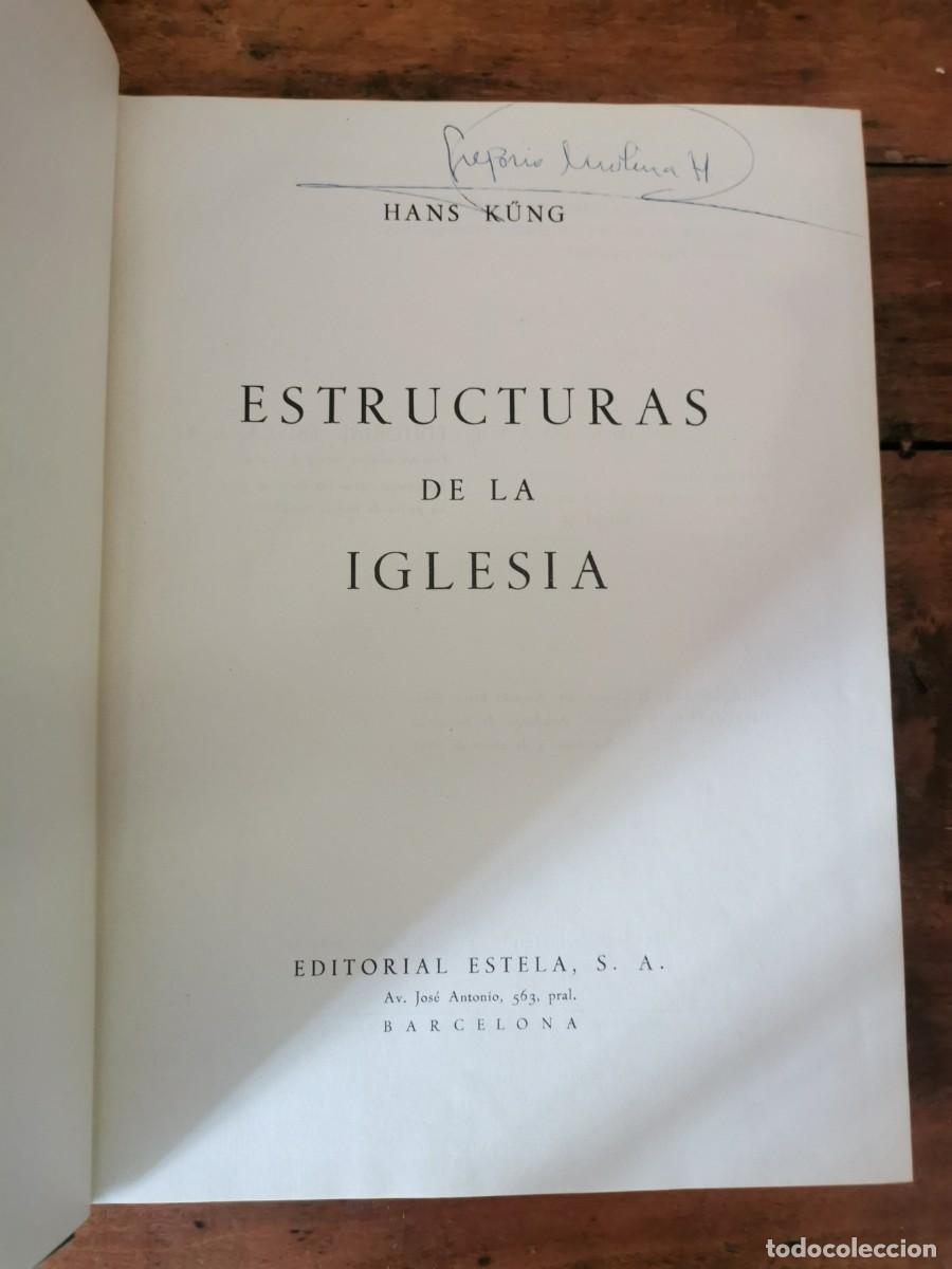Libros de segunda mano: K&Uuml;NG, Hans. Estructuras de la Iglesia - Foto 1