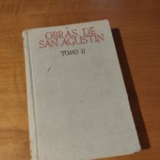 Libros de segunda mano: OBRAS DE SAN AGUSTÍN. TOMO II.
