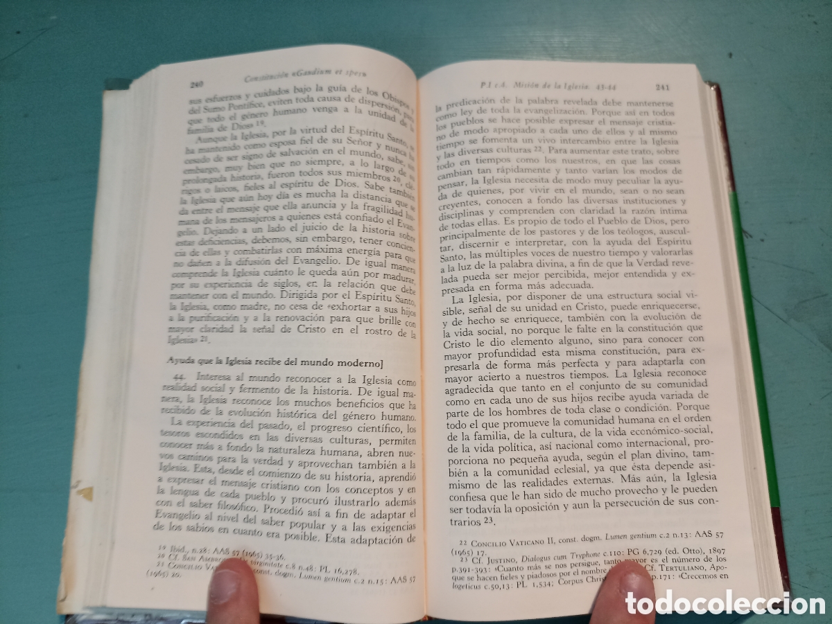 Libros de segunda mano: Documentos del Vaticano II. 18&ordf; edici&oacute;n. Madrid 1972 - Foto 6