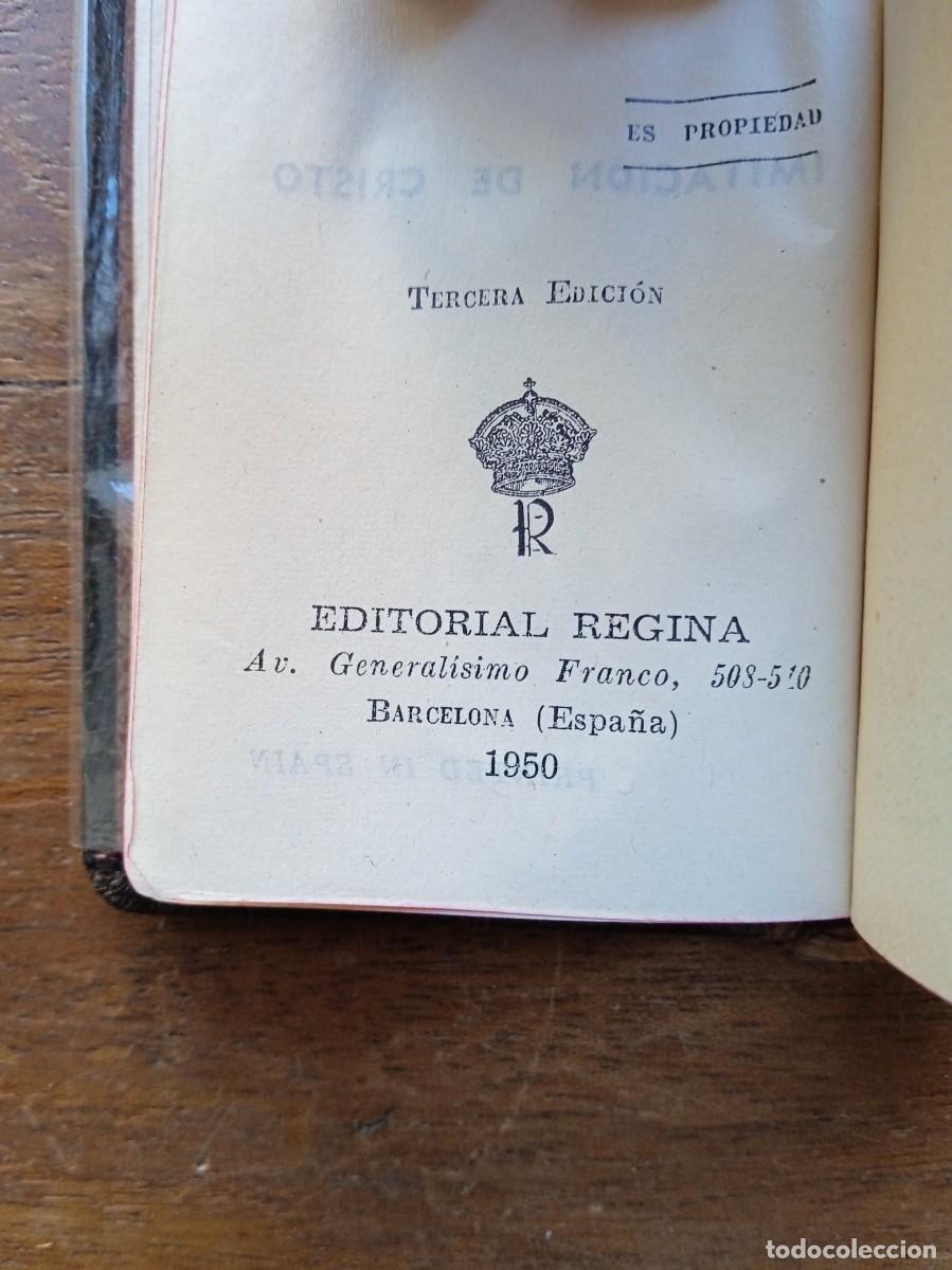 Libros de segunda mano: La imitaci&oacute;n de Cristo 1950 - Foto 3