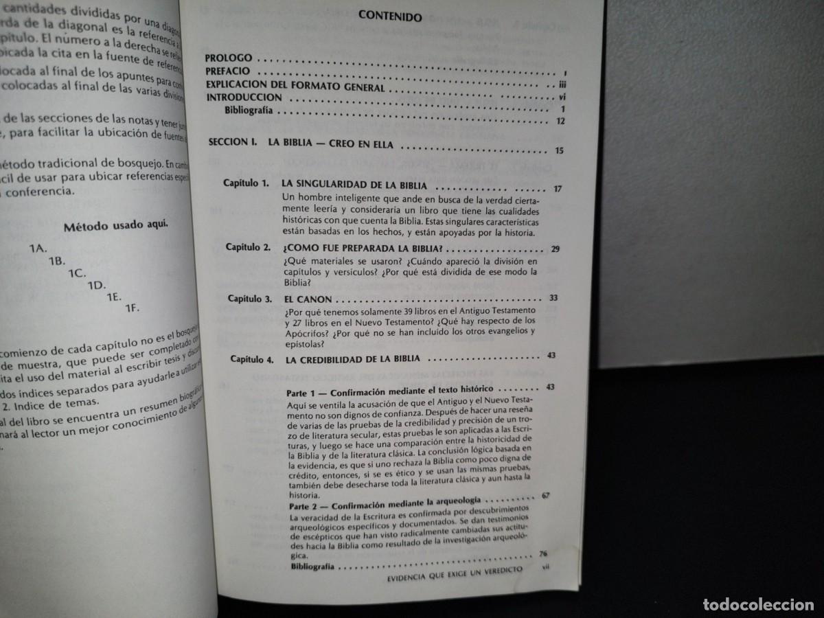 Libros de segunda mano: 77- EVIDENCIA QUE EXIGE UN VEREDICTO - JOSH MCDOWELL - Foto 13