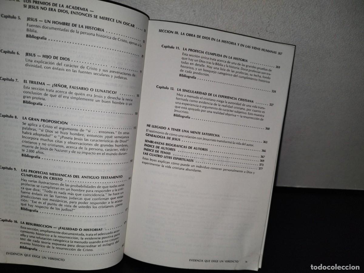 Libros de segunda mano: 77- EVIDENCIA QUE EXIGE UN VEREDICTO - JOSH MCDOWELL - Foto 14