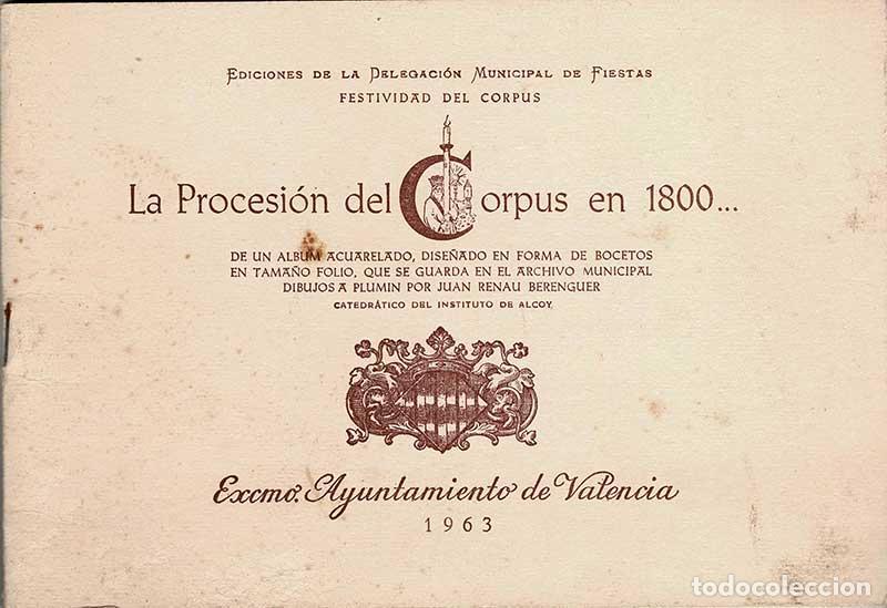 Libros de segunda mano: La Procesi&oacute;n del Corpus en 1800 - Foto 1