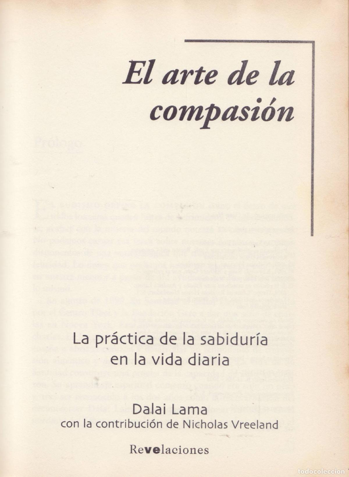Libros de segunda mano: El arte de la compasion - Dalai Lama - Foto 1