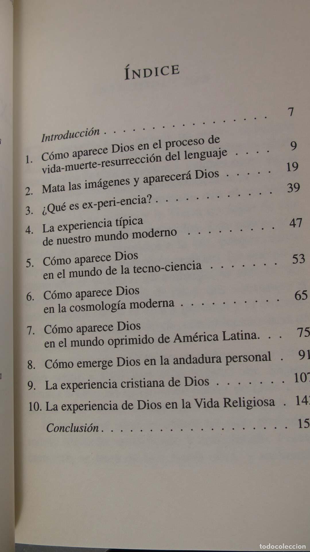 Libros de segunda mano: Experimentar a Dios. Leonardo Boff - Foto 2