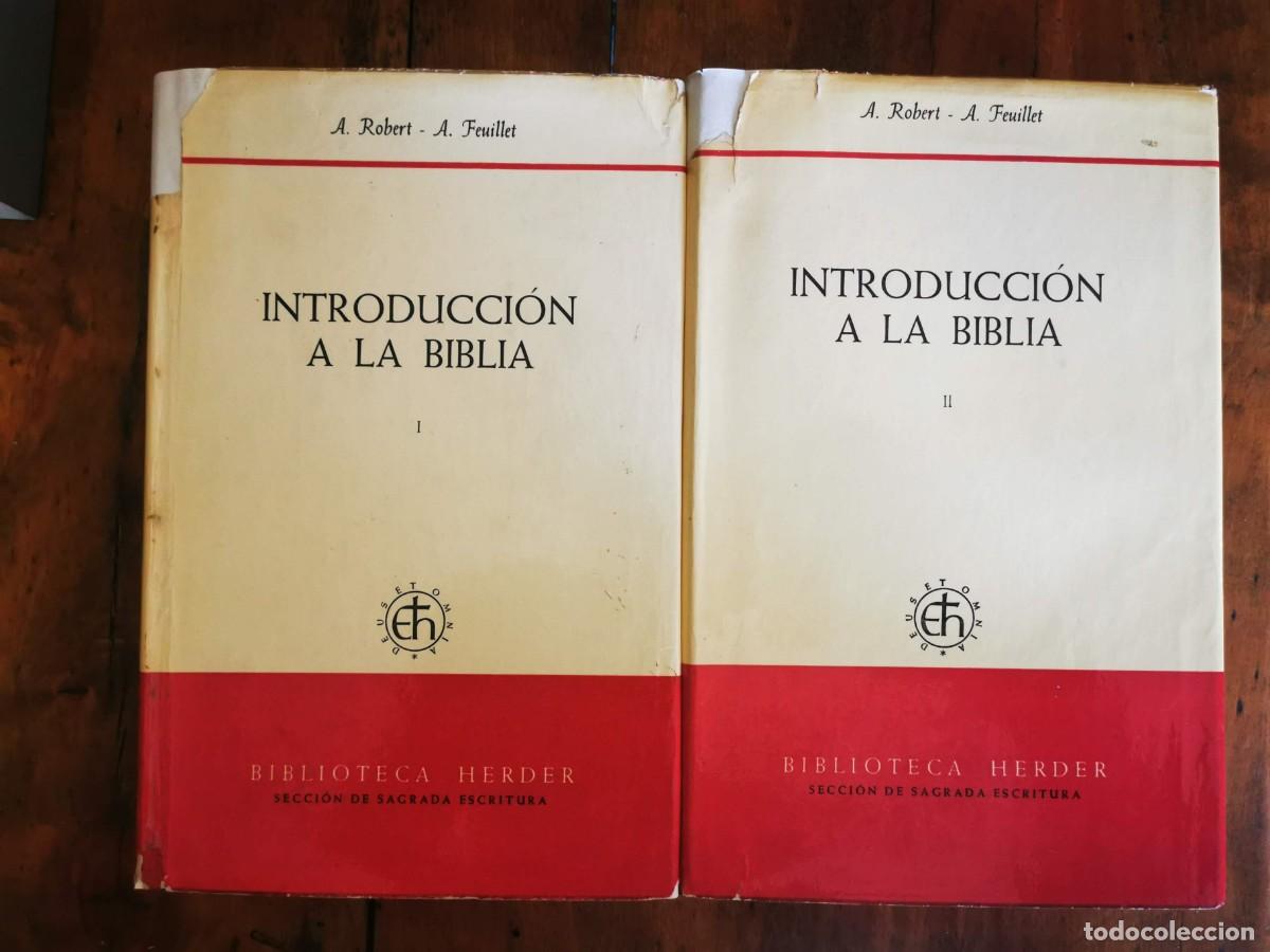 Libros de segunda mano: ROBERT, A. Introducci&oacute;n a la Biblia: [2 tomos] - Foto 1