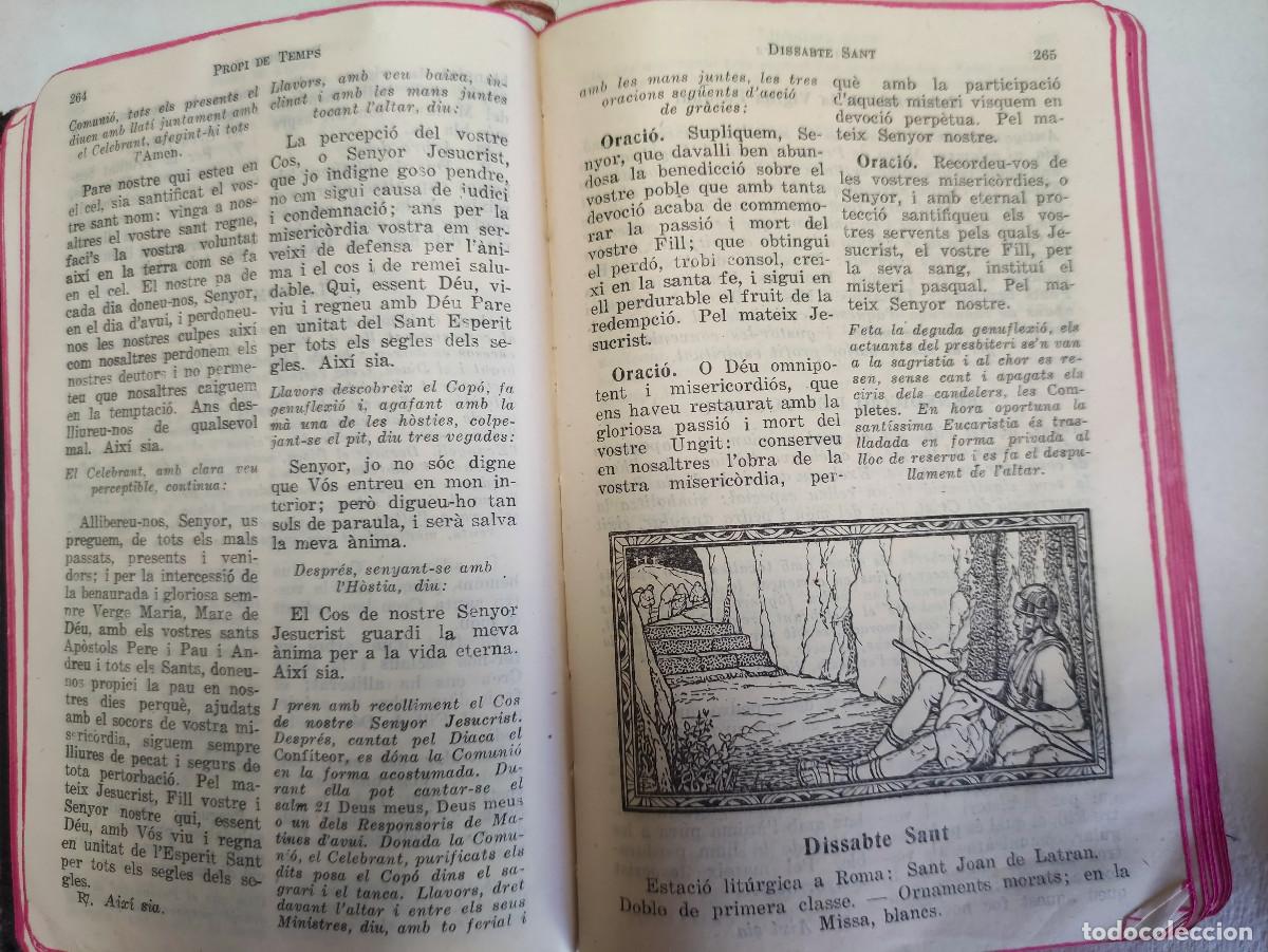 Libros de segunda mano: Missal rom&agrave; complet i devocionari - Eudald Serra - Foto 5