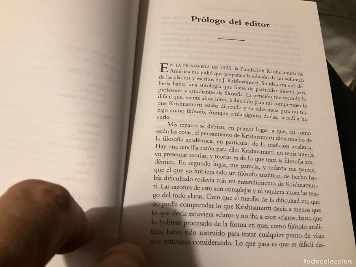 Libros de segunda mano: REFLEXIONES SOBRE EL YO - Jiddu Krishnamurti - Foto 4