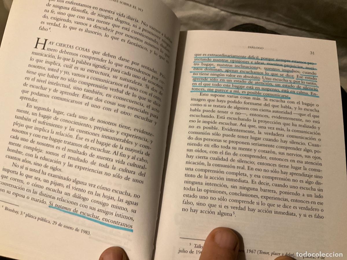 Libros de segunda mano: REFLEXIONES SOBRE EL YO - Jiddu Krishnamurti - Foto 5