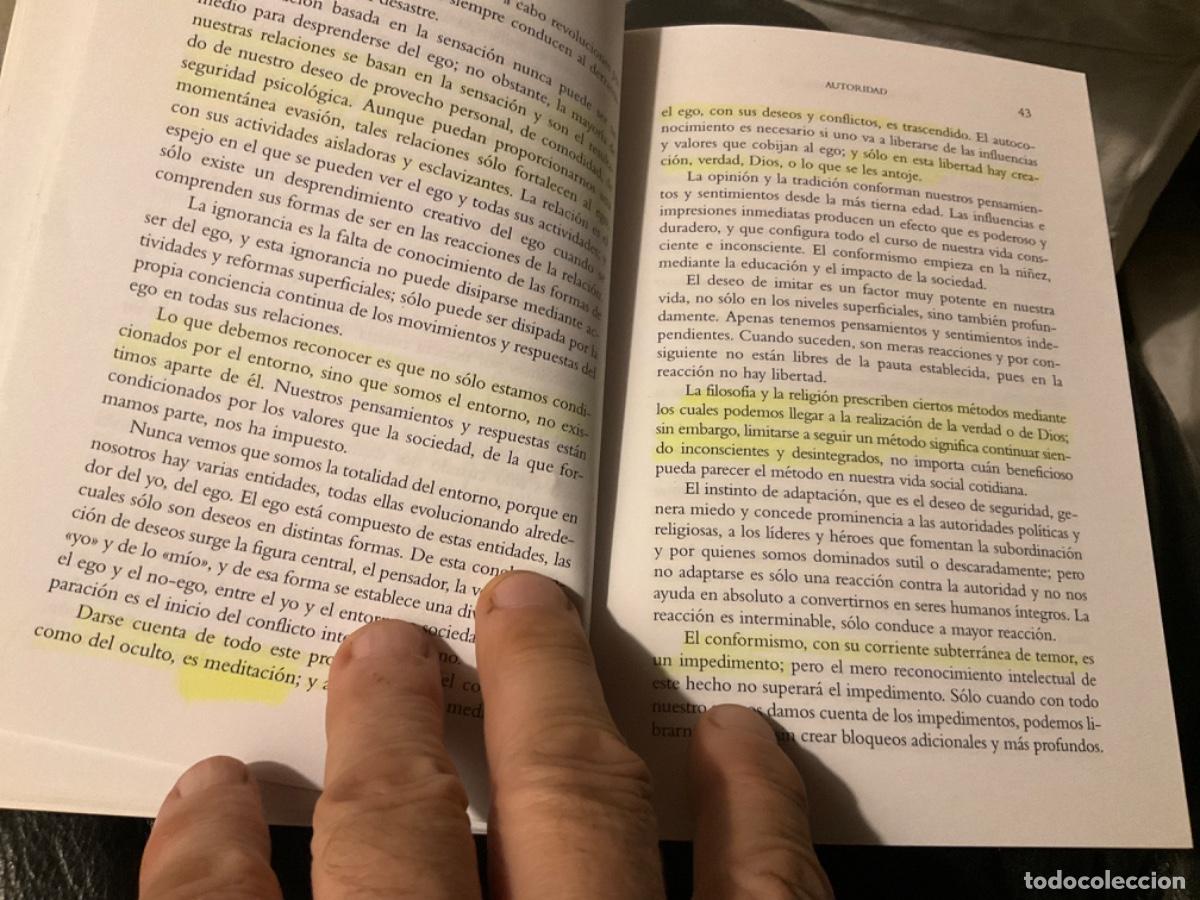 Libros de segunda mano: REFLEXIONES SOBRE EL YO - Jiddu Krishnamurti - Foto 6