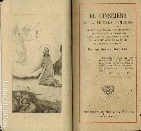 Libros de segunda mano: EL CONSEJERO DE LA PRIMERA COMUNI&Oacute;N - Foto 1
