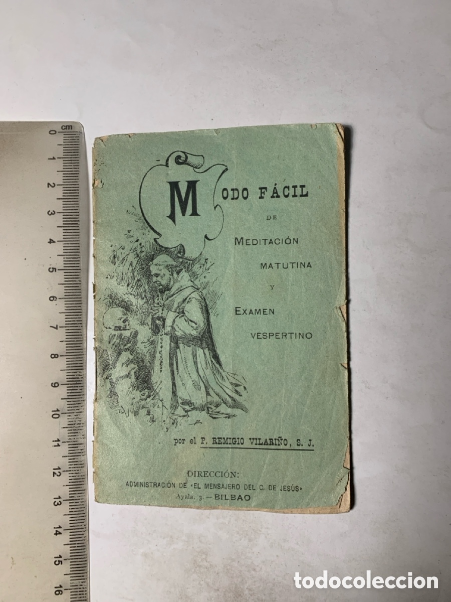 Libros de segunda mano: MODO F&Aacute;CIL DE MEDITACI&Oacute;N MATUTINA Y EXAMEN VESPERTINO. P. REMIGIO VILARI&Ntilde;O, S.J. BILBAO.