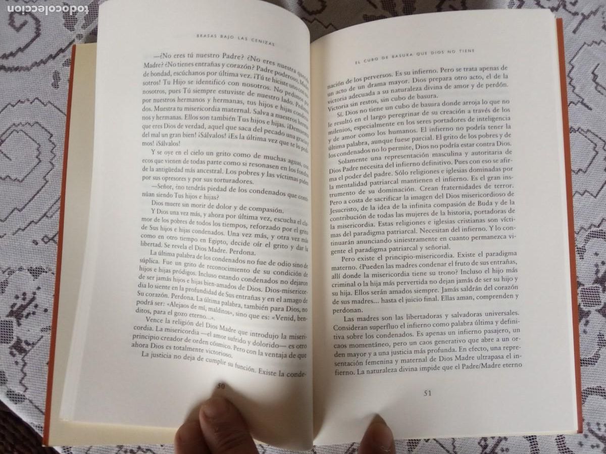 Libros de segunda mano: Brasas bajo las cenizas. -Leonardo Boff. - Foto 3