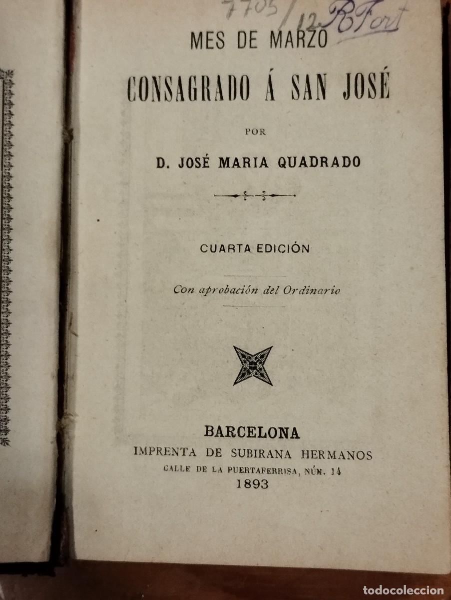 Libros de segunda mano: DEVOCIONARIO &rdquo;MES DE MARZO&rdquo;. - Foto 3