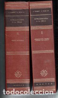 Libros de segunda mano: Introducci&oacute;n a la Biblia, A. Robert, A. Feuillet. 2 Tomos. - Foto 1