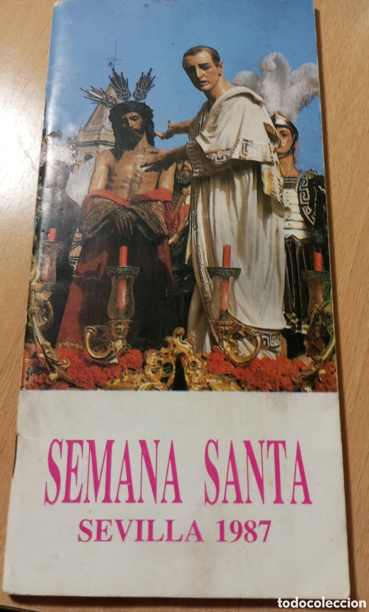 Libros de segunda mano: Librito semana santa Sevilla 1987 itinerarios y dem&aacute;s obsequio la cruz del campo