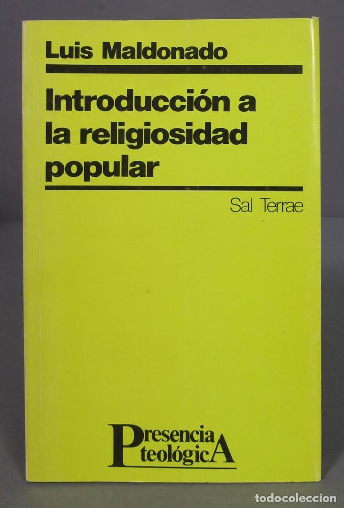 Libros de segunda mano: Introducci&oacute;n a la religiosidad popular. MALDONADO - Foto 1