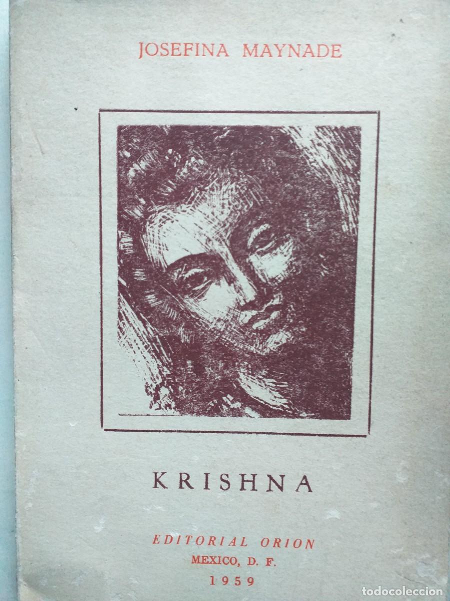 Libros de segunda mano: Krishna el maestro de la devoci&oacute;n Josefina Maynade - Foto 1