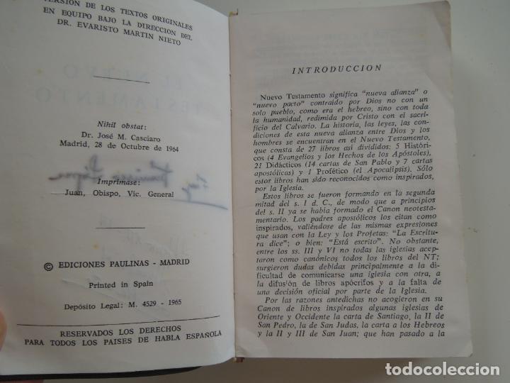 Libros de segunda mano: EL NUEVO TESTAMENTO - EDICIONES PAULINAS 1965. - Foto 6