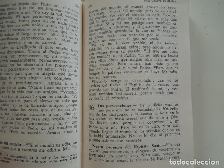 Libros de segunda mano: EL NUEVO TESTAMENTO - EDICIONES PAULINAS 1965. - Foto 7