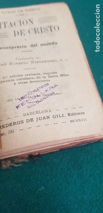 Libros de segunda mano: IMITACION DE CRISTO 1937 - Foto 2