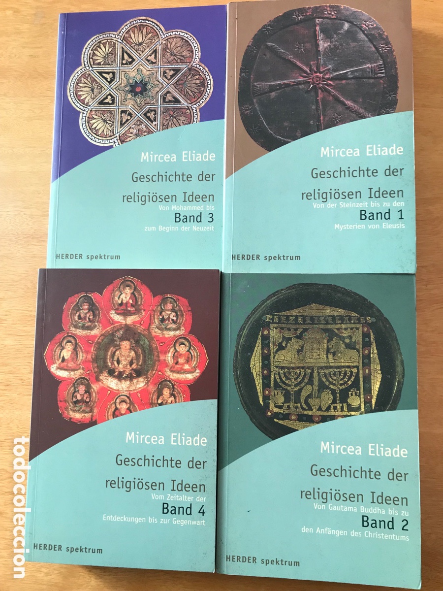 Libros de segunda mano: Mircea Eliade. Geschichte der religi&ouml;sen Ideen. 4 Tomos - Foto 3