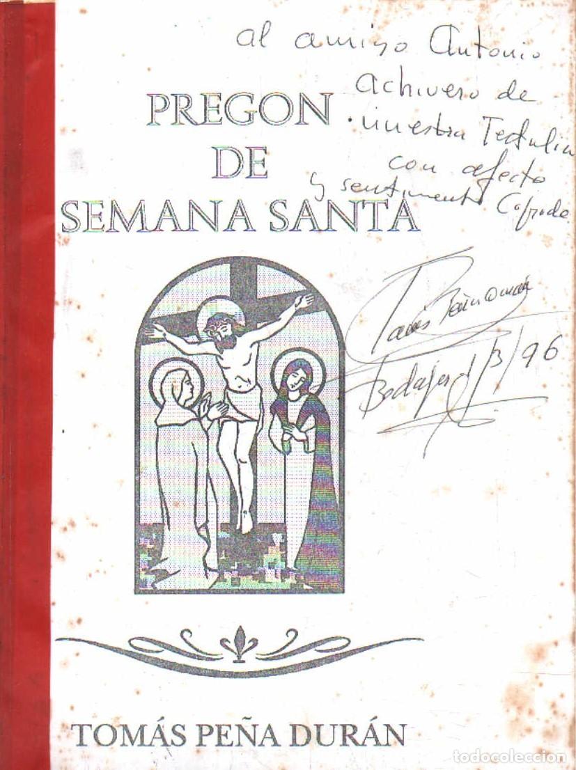Libros de segunda mano: PREG&Oacute;N DE SEMANA SANTA. PE&Ntilde;A DUR&Aacute;N, TOM&Aacute;S. A-SESANTA-3238
