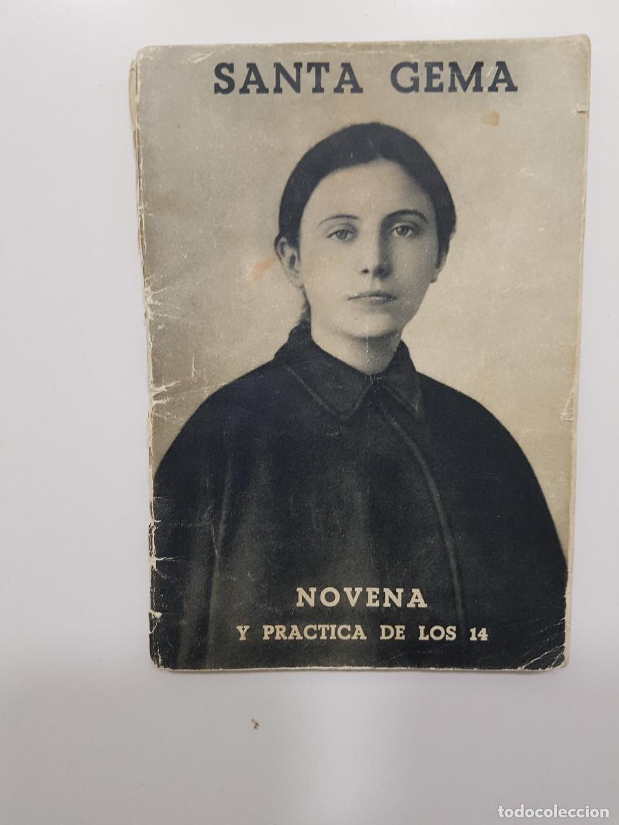 Libros de segunda mano: SANTA GEMA NOVENA Y PRACTICA DE LOS 14 - Foto 1