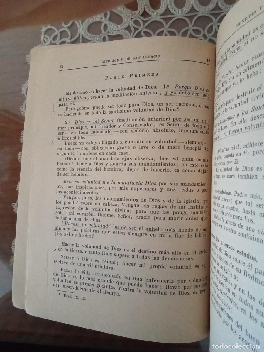 Libros de segunda mano: Los ejercicios de San Ignacio. Antonio Encinas. - Foto 3