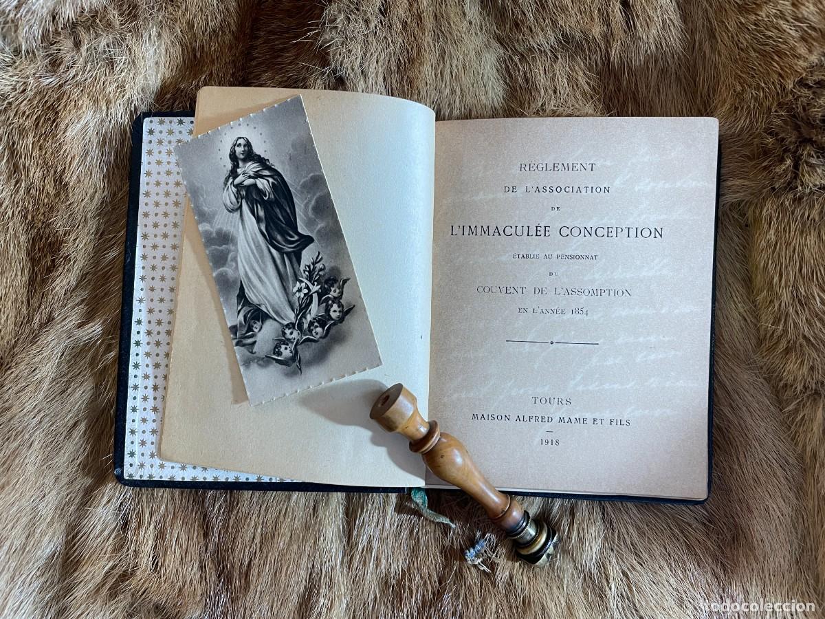 Libros de segunda mano: REGLEMENT DE LASSOCIATION LIMMACULEE CONCEPTION. TOURS, 1918 - Foto 2