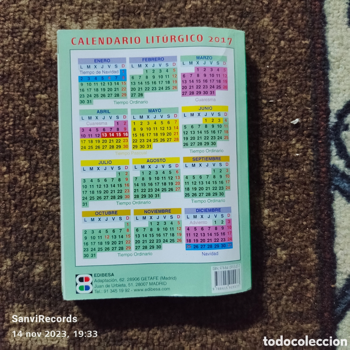 Libros de segunda mano: EVANGELIO 2017 CON EL PAPA FRANCISCO (CICLO A) - Foto 2
