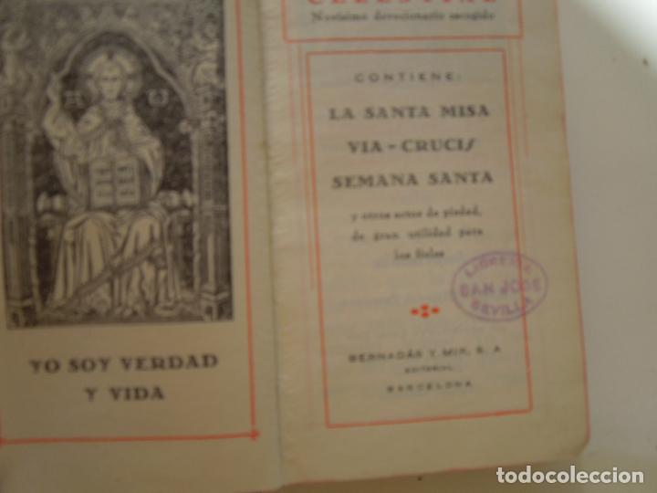 Libros de segunda mano: DIAMANTE CELESTIAL - DEVOCIONARIO - BERNAD&Aacute;S Y MIR 1927. - Foto 5