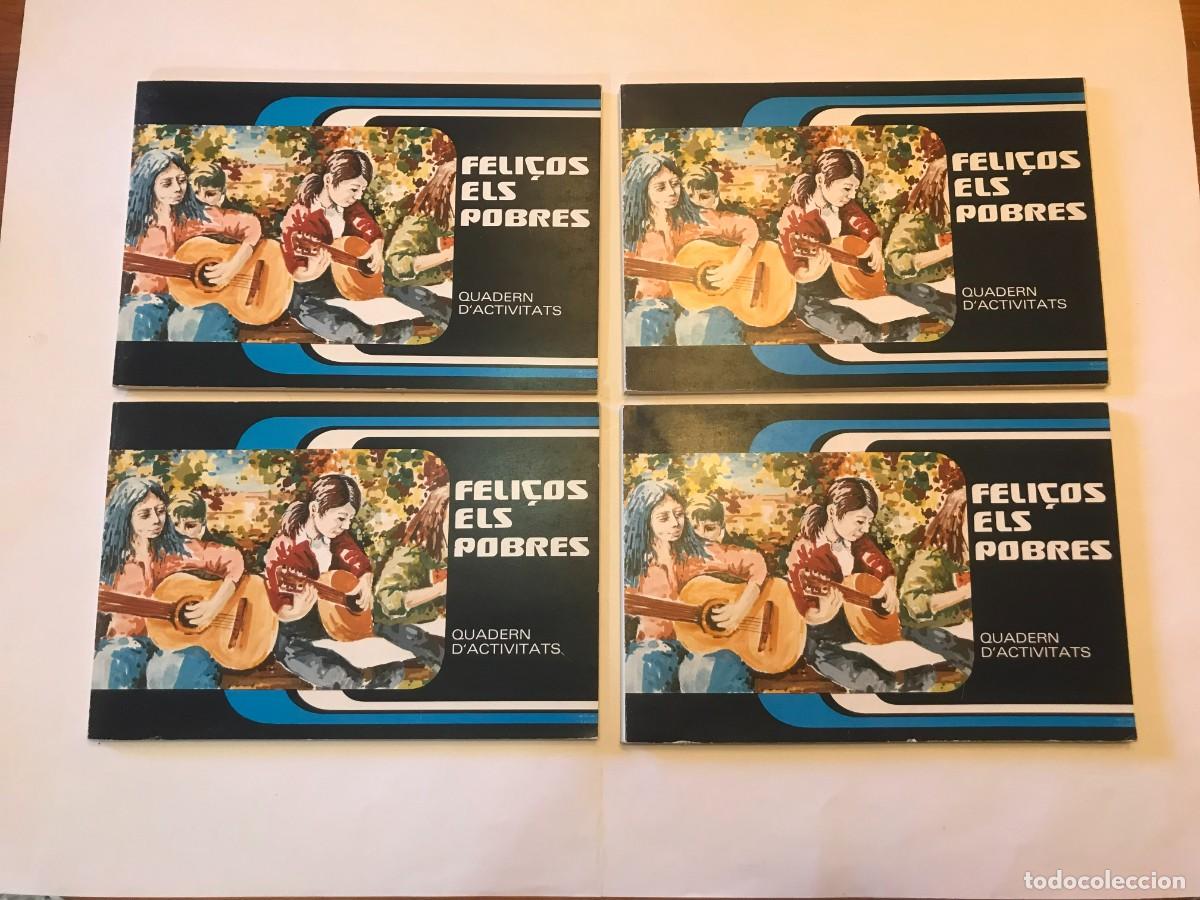 Second hand books: quadern d'activitats Feli&ccedil;os els pobres lote 4 ejemplares (en catala) (nuevos) 1&ordf; edicio 1980