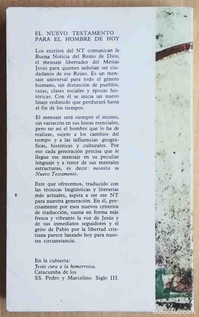 Libros de segunda mano: Nuevo Testamento. Ediciones Cristianas 1975. - Foto 2