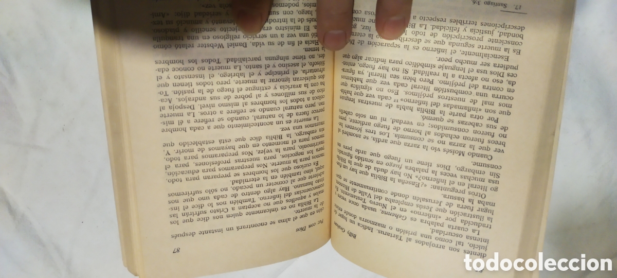 Libros de segunda mano: Paz con Dios. Billy Graham. Teolog&iacute;a - Foto 3