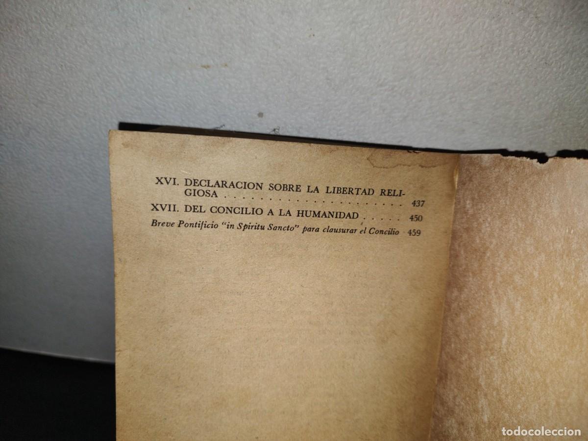 Libros de segunda mano: 93- DOCUMENTOS COMPLETOS DEL VATICANO II - 1985 - Foto 7