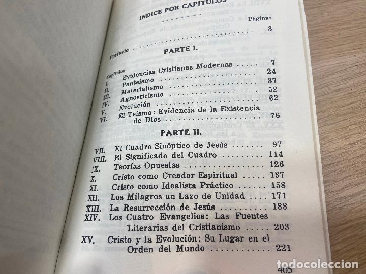 Libros de segunda mano: MANUAL DE EVIDENCIAS CRISTIANAS - Mullins, E.Y. / 1987 - Foto 4