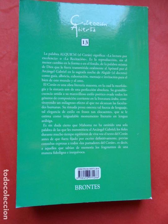 Libros de segunda mano: EL CORAN EDITORIAL BRONTES - Foto 2