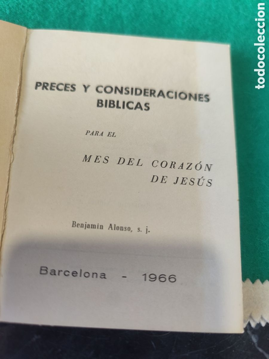 Libros de segunda mano: MES DEL CORAZ&Oacute;N DE JES&Uacute;S. BENJAM&Iacute;N ALONSO, S.J.. 1966 - Foto 3