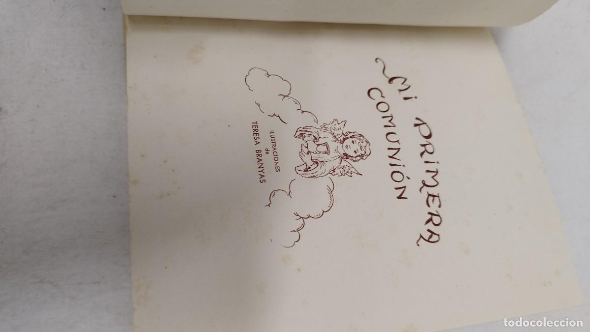 Libros de segunda mano: Antiguo Libro,Mi Primera Comuni&oacute;n.A estrenar de epoca - Foto 5