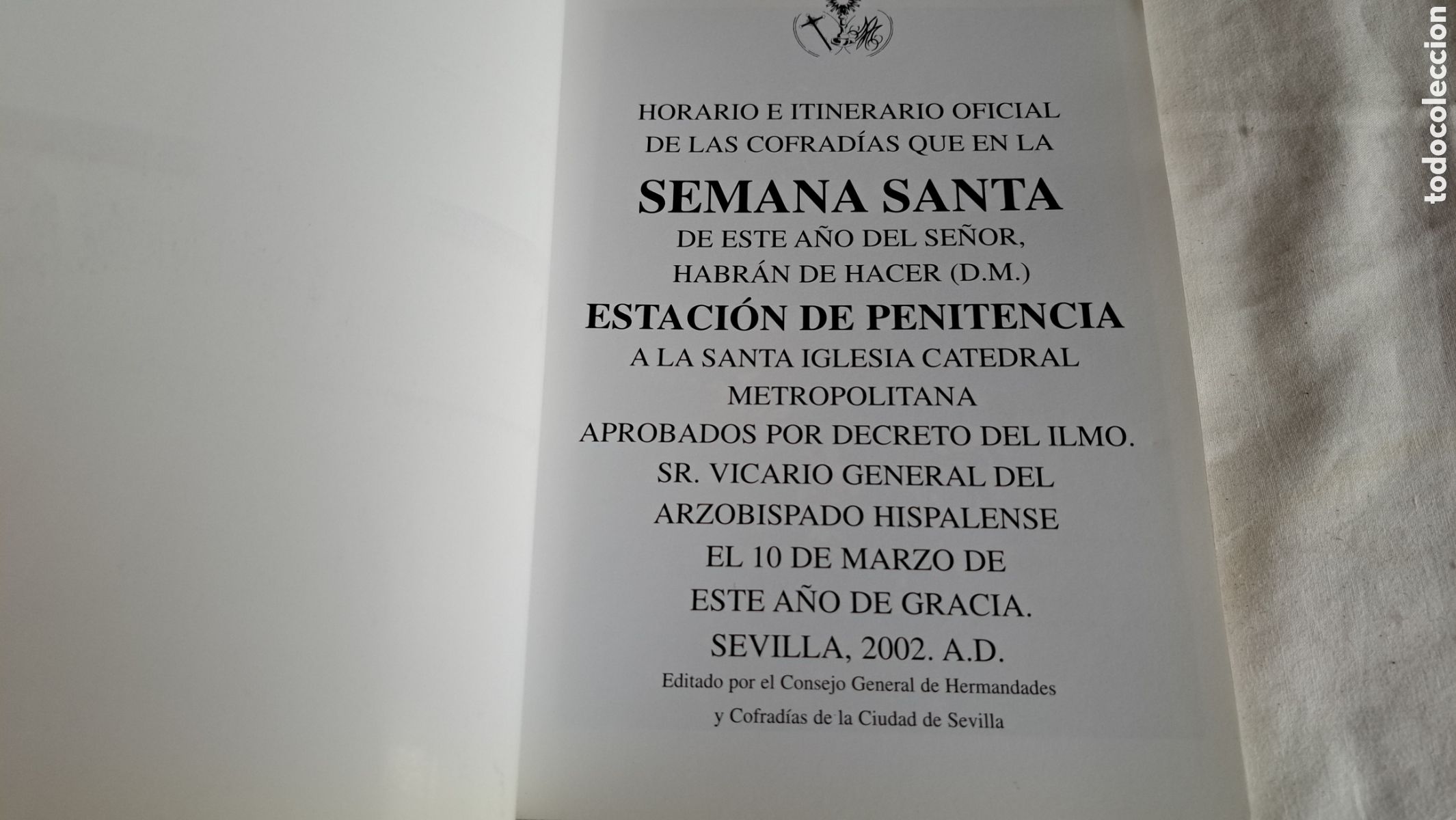 Libros de segunda mano: SEMANA SANTA DE SEVILLA 2002 - Foto 4