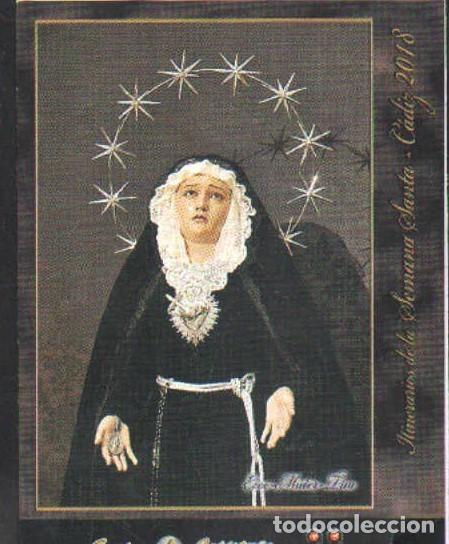 Libros de segunda mano: ITINERARIO DE LA SEMANA SANTA DE C&Aacute;DIZ 2018. A-SESANTA-3354 ,2