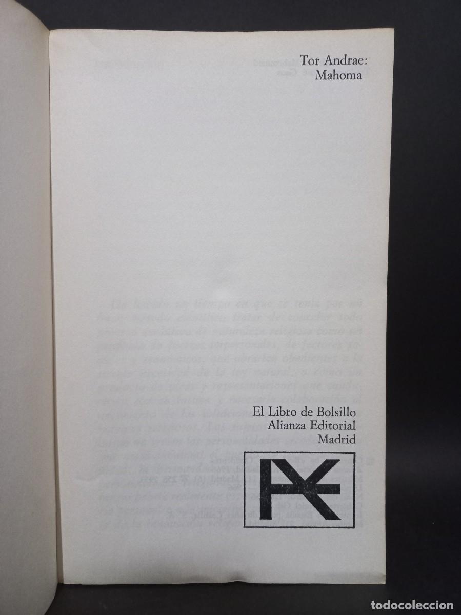 Libros de segunda mano: Tor Andrae - Mahoma - 1966 - Foto 2