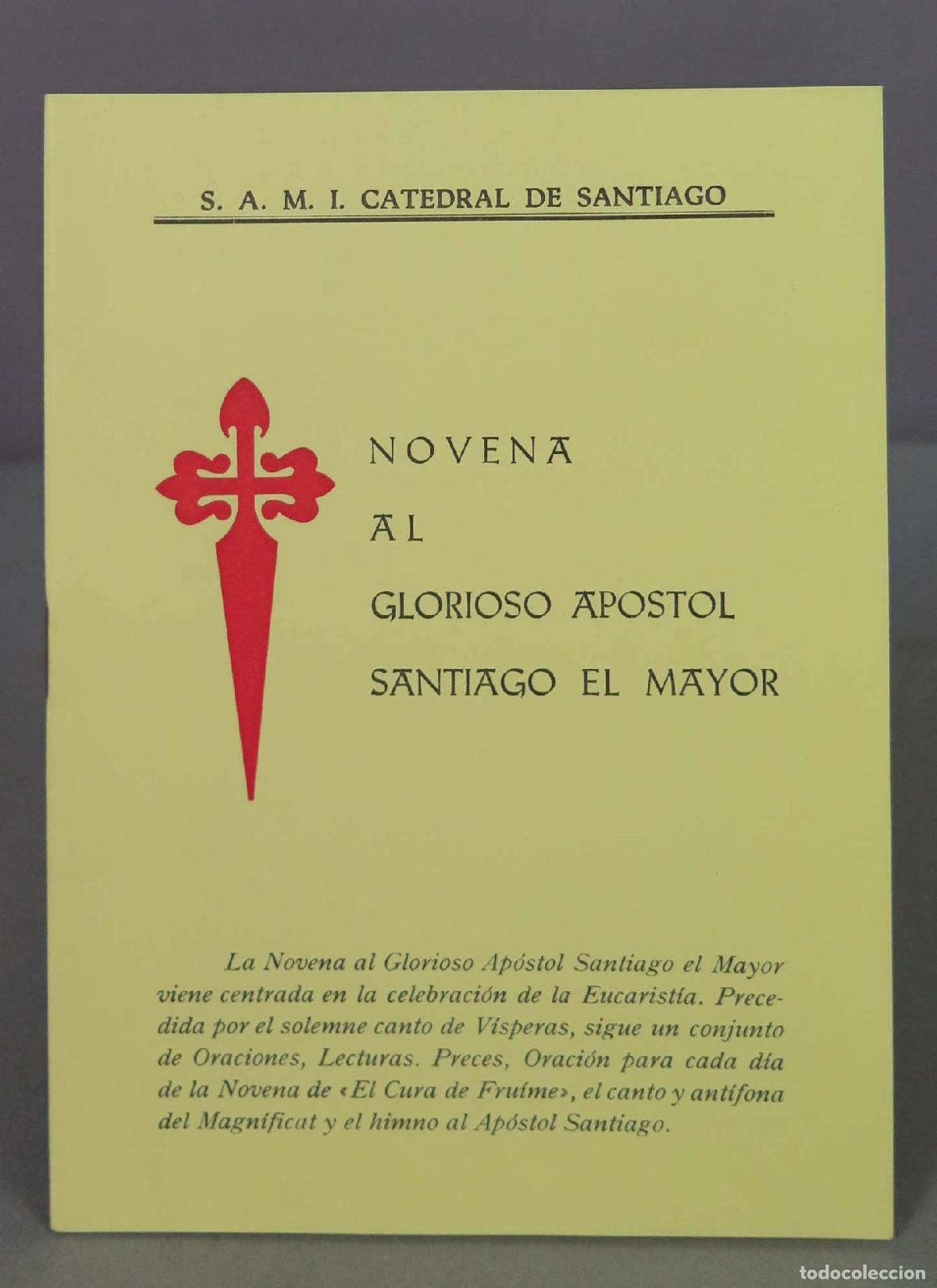 Libros de segunda mano: NOVENA DEL APOSTOL SANTIAGO EL MAYOR