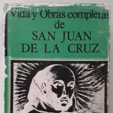 Libros de segunda mano: VIDA Y OBRAS COMPLETAS DE SAN JUAN DE LA CRUZ.