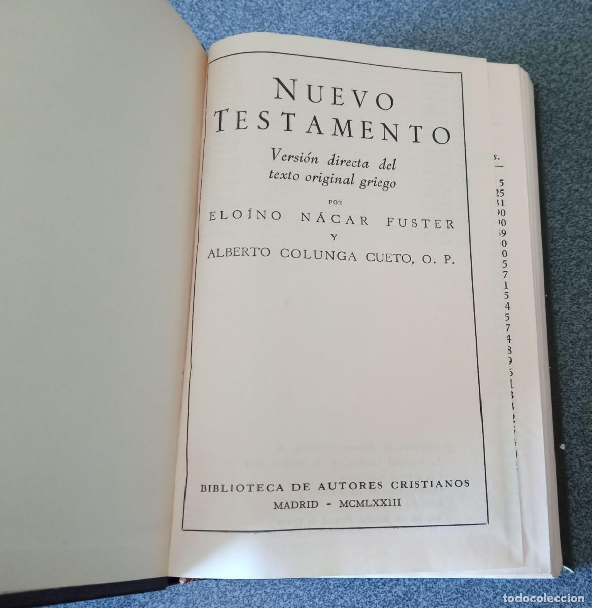 Libros de segunda mano: Nuevo Testamento - Foto 4
