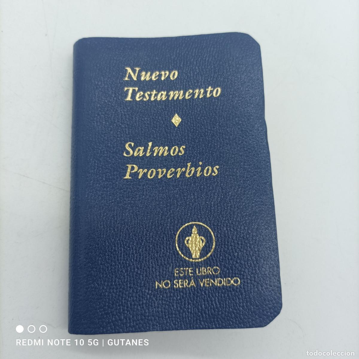 Libros de segunda mano: NUEVO TESTAMENTO- SALMOS PROVERBIOS - Foto 1